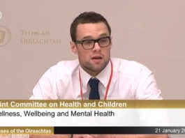 Bressie gives powerful speech about the ‘epidemic of this generation’ to the Oireachtas Joint Committee on Health and Children