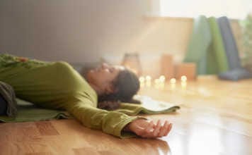 Stress relief with yoga and meditation